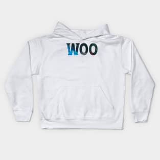 Woo - Psychedelic Style Kids Hoodie